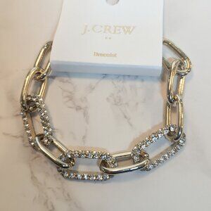 J.Crew Factory Pavé Links Bracelet